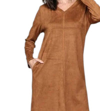 Joh - Aurora Suede Long Sleeve Dress