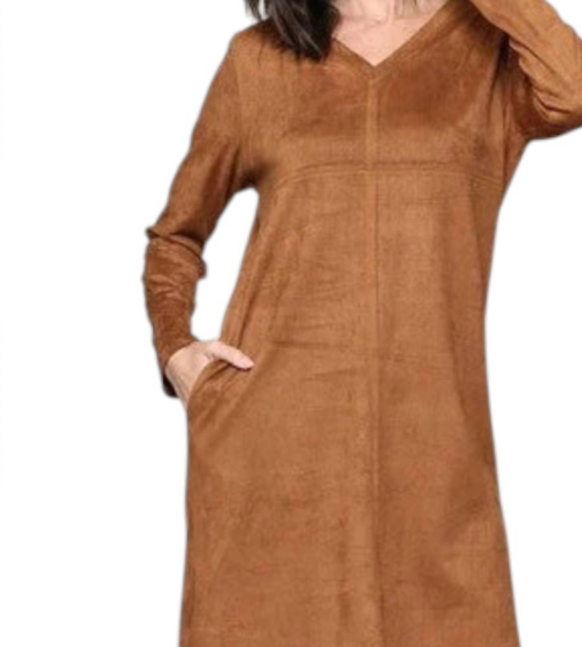 Joh - Aurora Suede Long Sleeve Dress