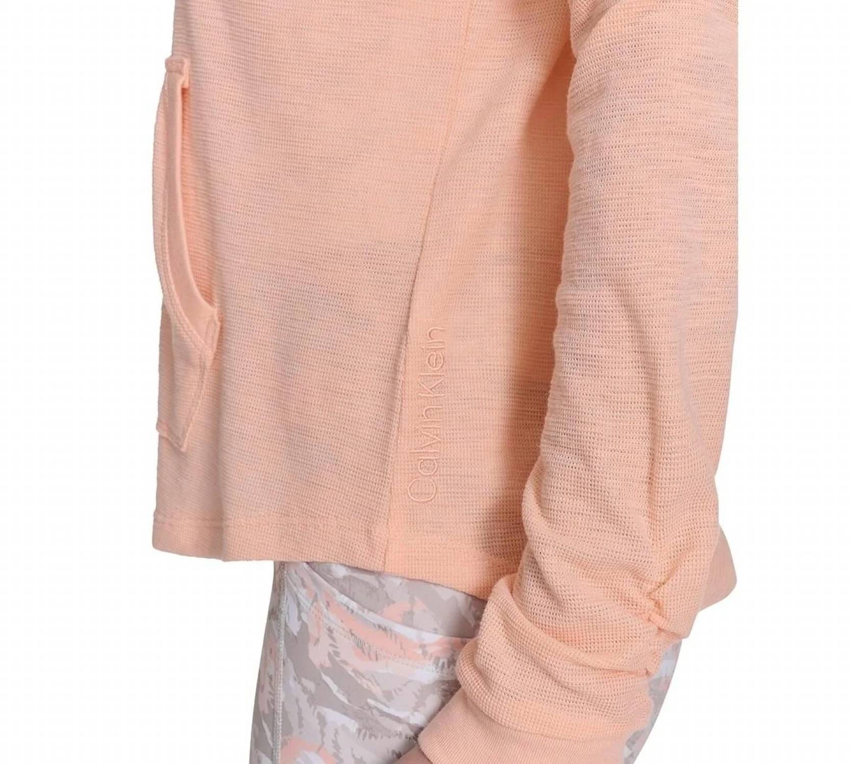 Calvin Klein - Performance Rouched-sleeve Zip Hoodie