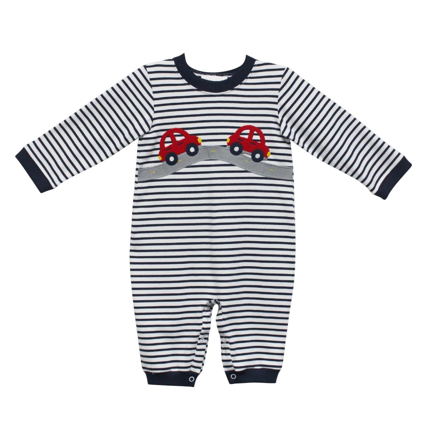 Zuccini Kids - Baby Boy's Car Appliqué Luke Bubble Romper