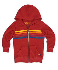Aviator Nation - Kid's Stripe Zip Hoodie