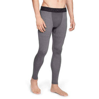 UNDER ARMOUR Men's Cold Gear Leggings in charcoal - men's pants - detail view