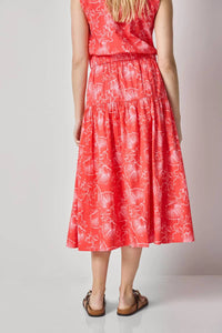 Lilla P - Poplin Yoke Midi Skirt