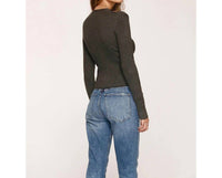 Heartloom - Amity Cardi Ribbed Sweater
