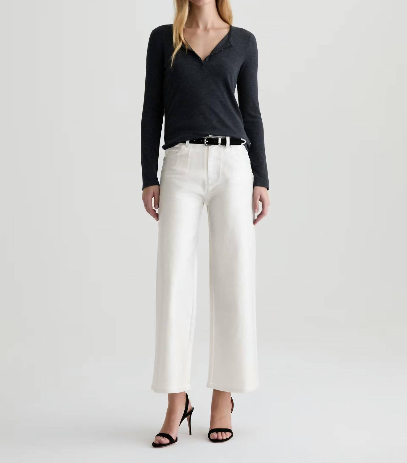 Ag Jeans - Saige Wide Leg Crop Jean