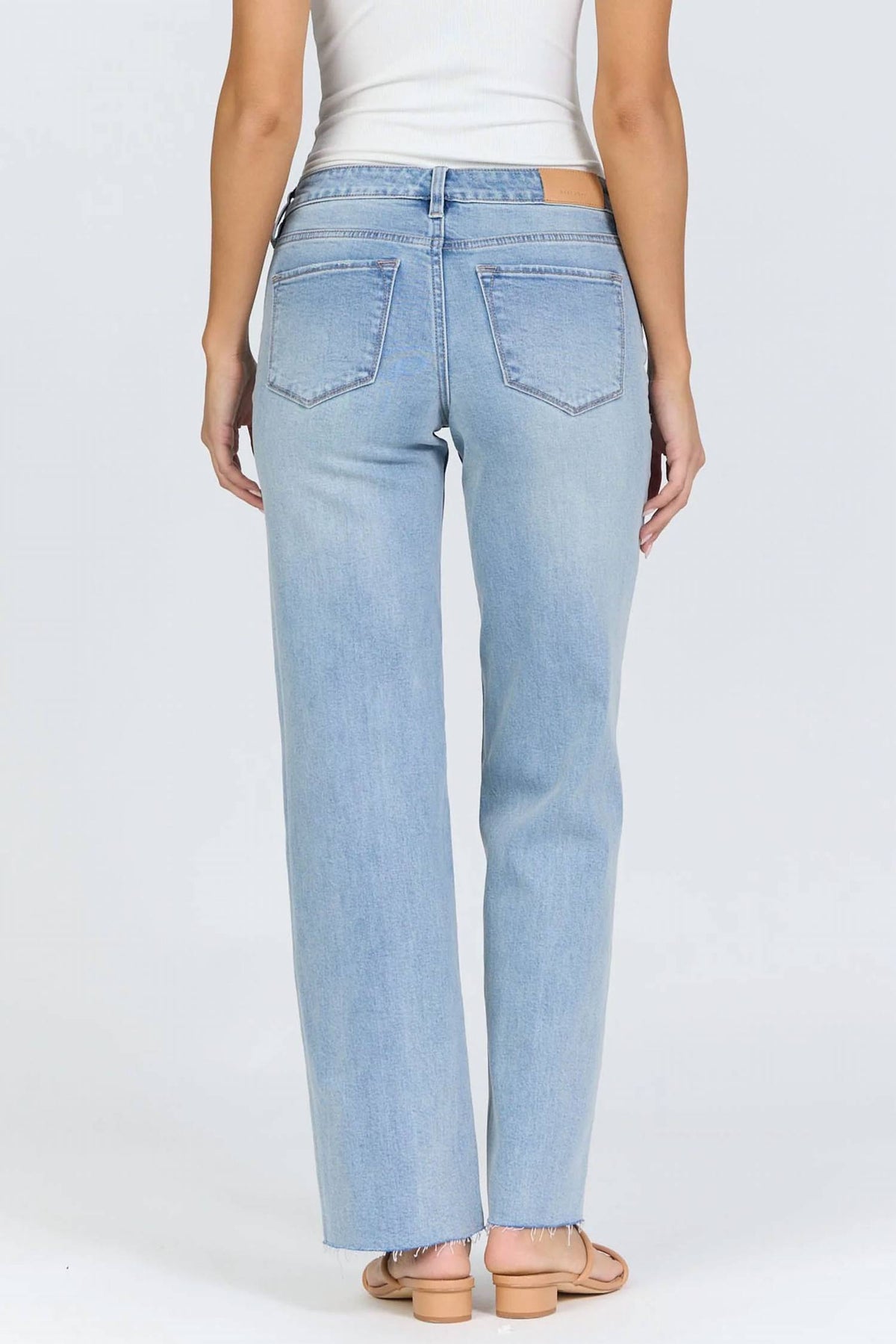 Dear John Denim - Drew Straight Leg Low Rise Jeans