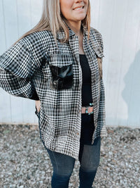 Blue Buttercup - Oversized Medford Top