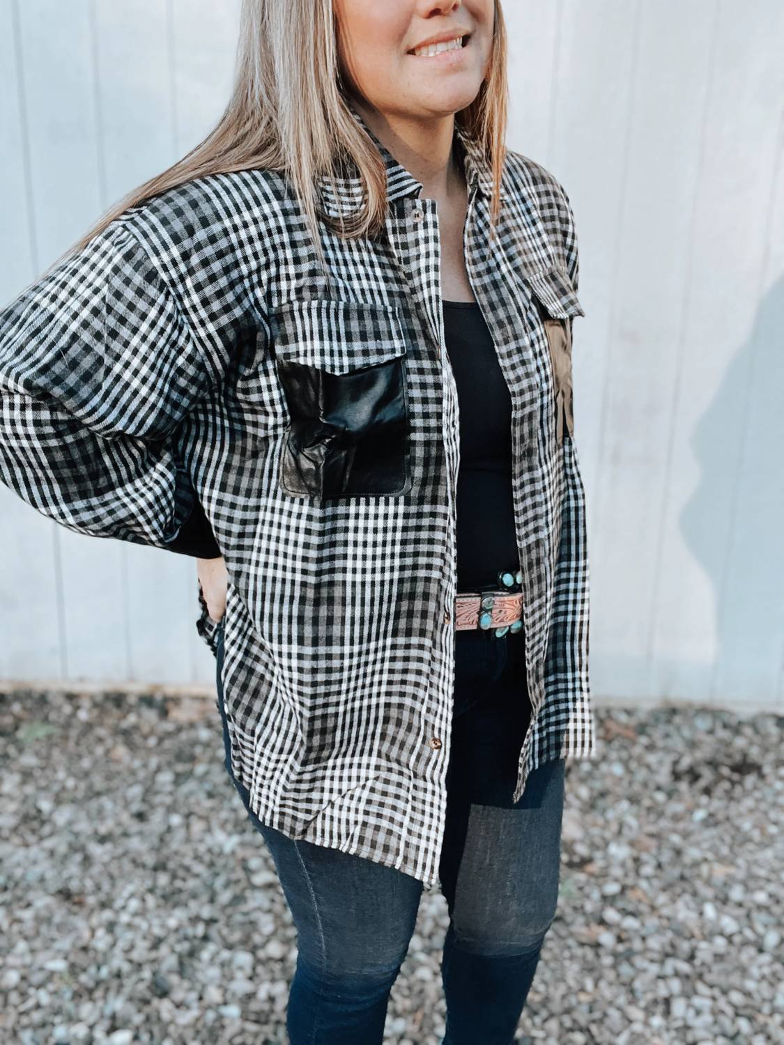 Blue Buttercup - Oversized Medford Top