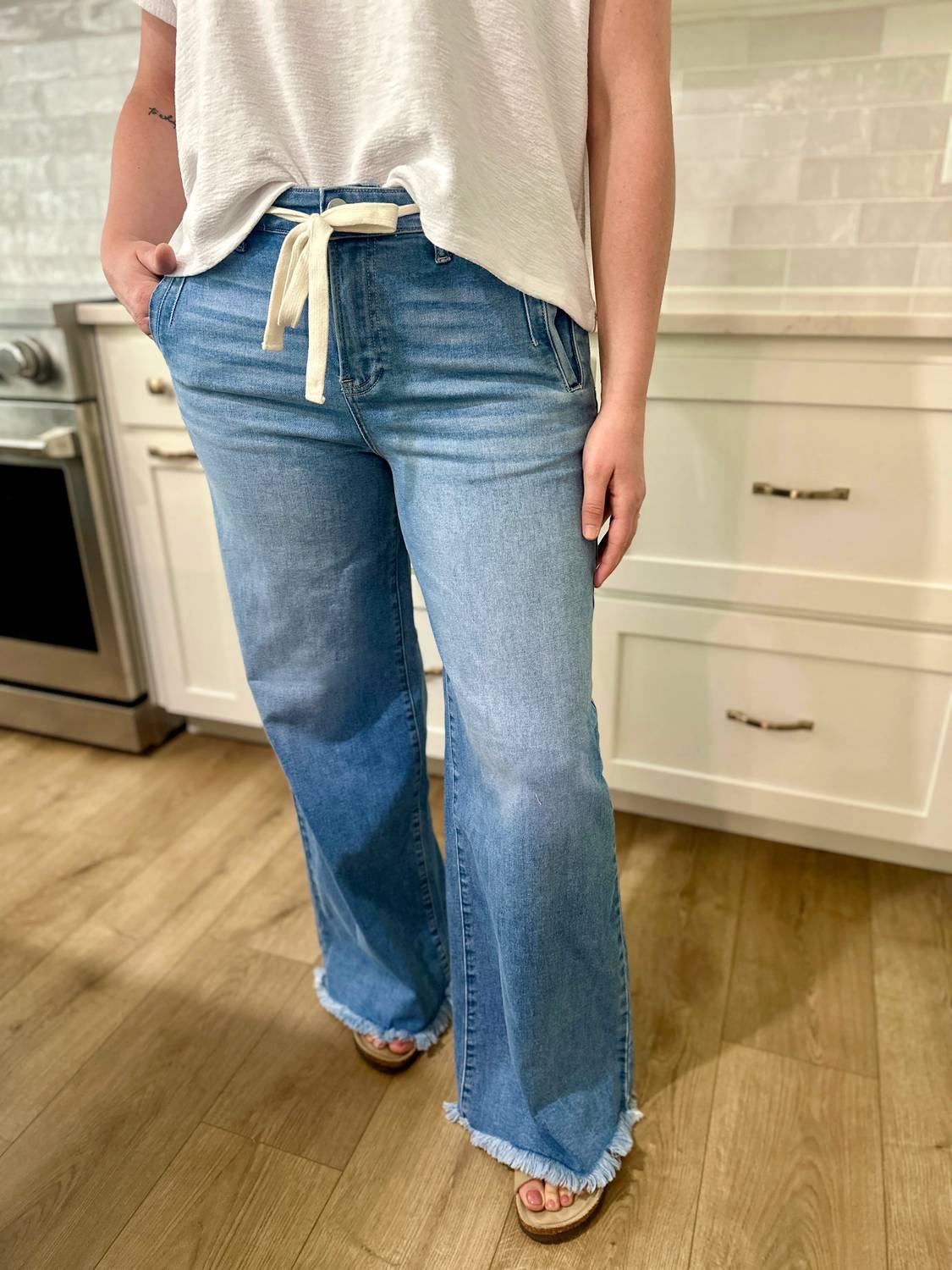 Risen - Waldorf High Rise Wide Jeans