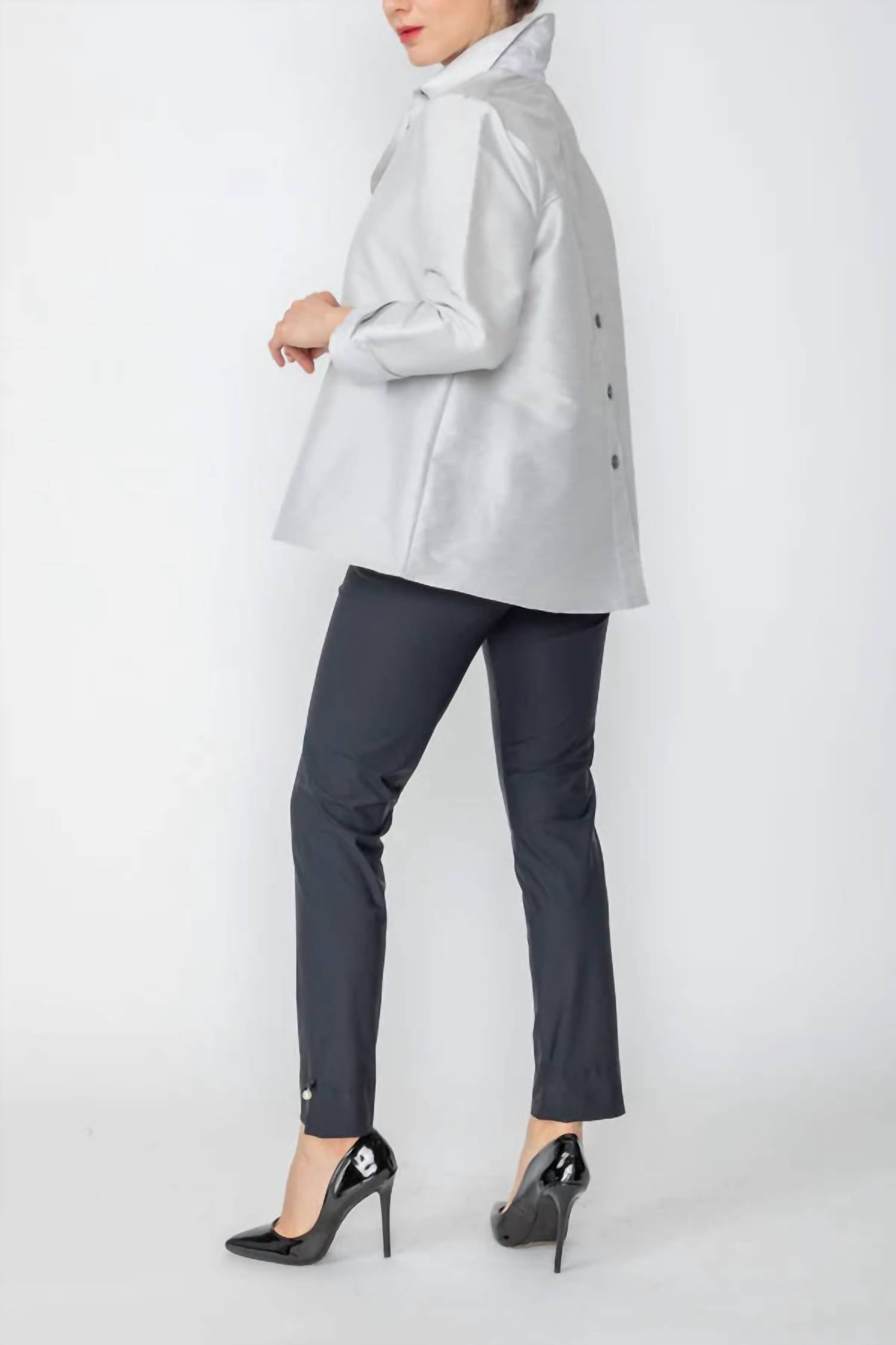 Ic Collection - Design Cuff And Back Placket Detail Jacket