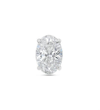 Diana M Jewels - 1.50 Cts Oval Lab Diamond Stud Earrings