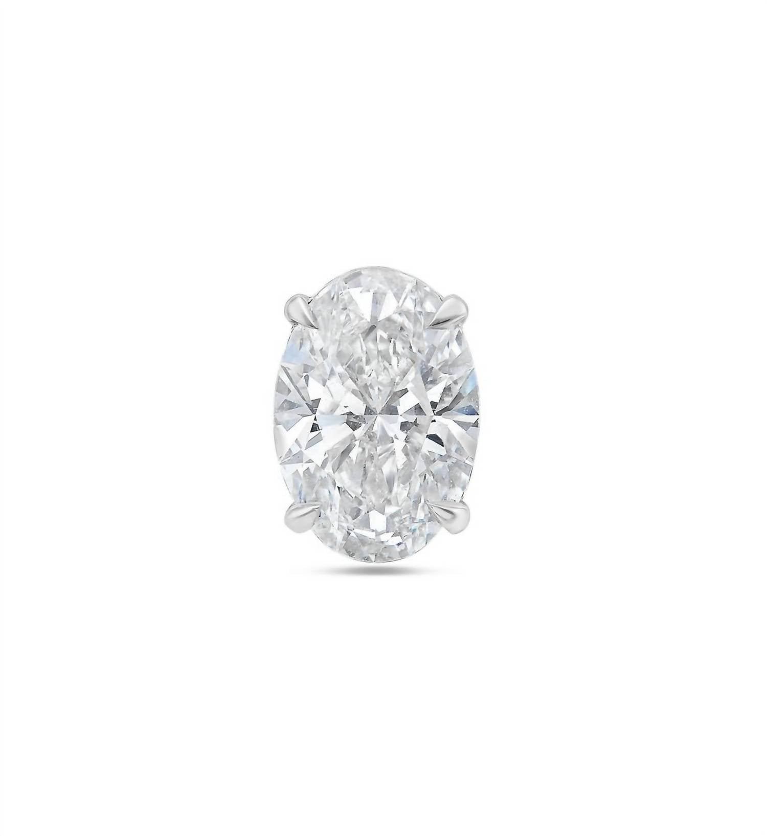 Diana M Jewels - 1.50 Cts Oval Lab Diamond Stud Earrings