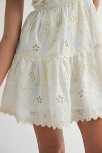 Mable - Talia Embroidered Mini Dress