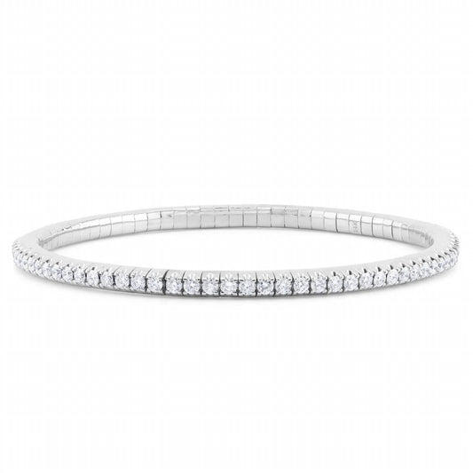 Diana M Jewels - Flexible 3.25cts Diamond Tennis Bracelet