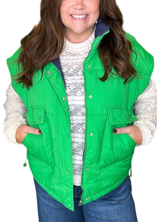 Blakeley - Midwesterner Reversible Puffer Vest-CURVY