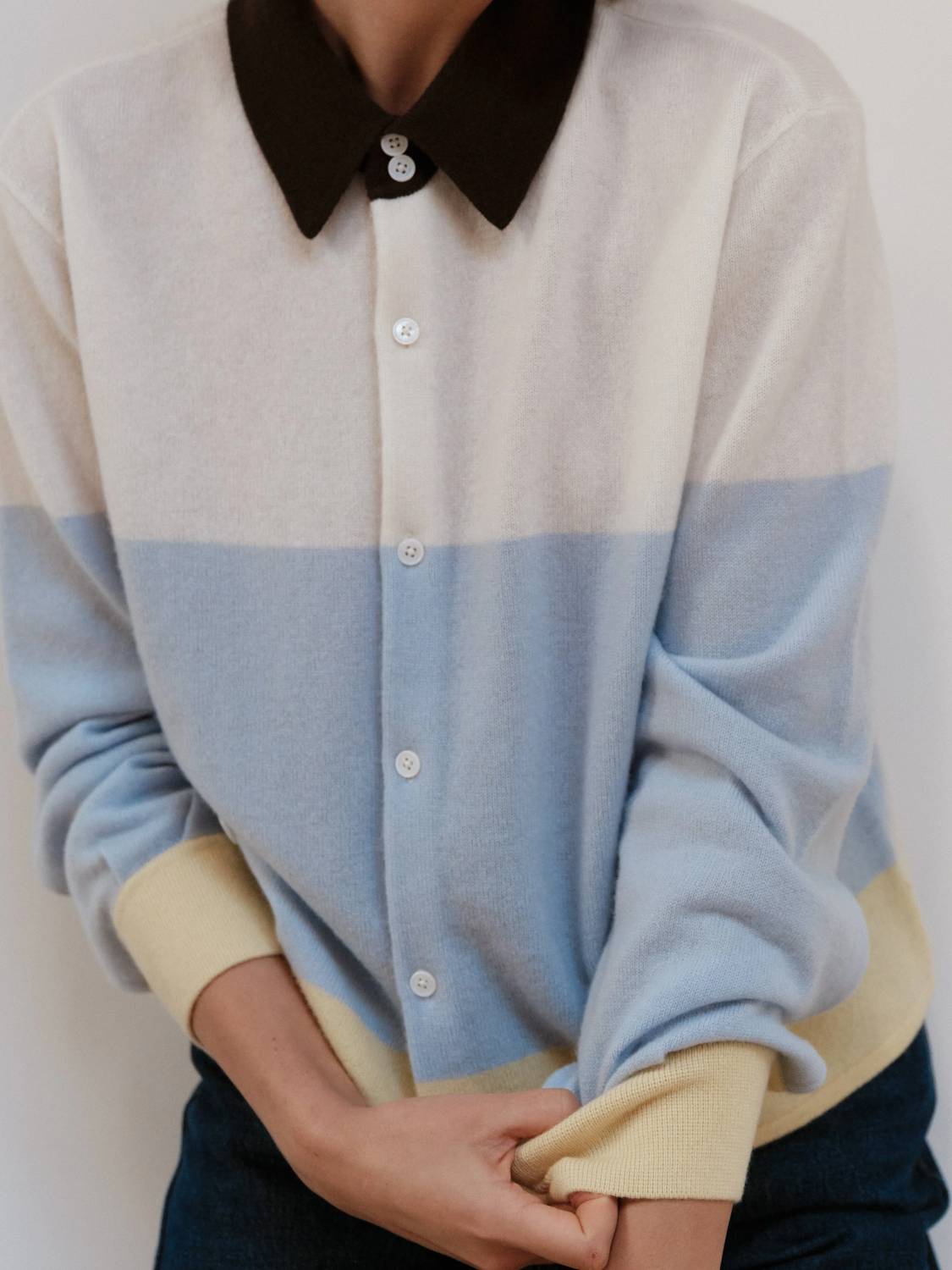 Cissa - Rugby Cardigan Sweater