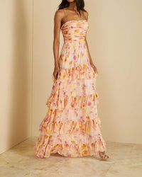Amur - Mallory Tiered Gown