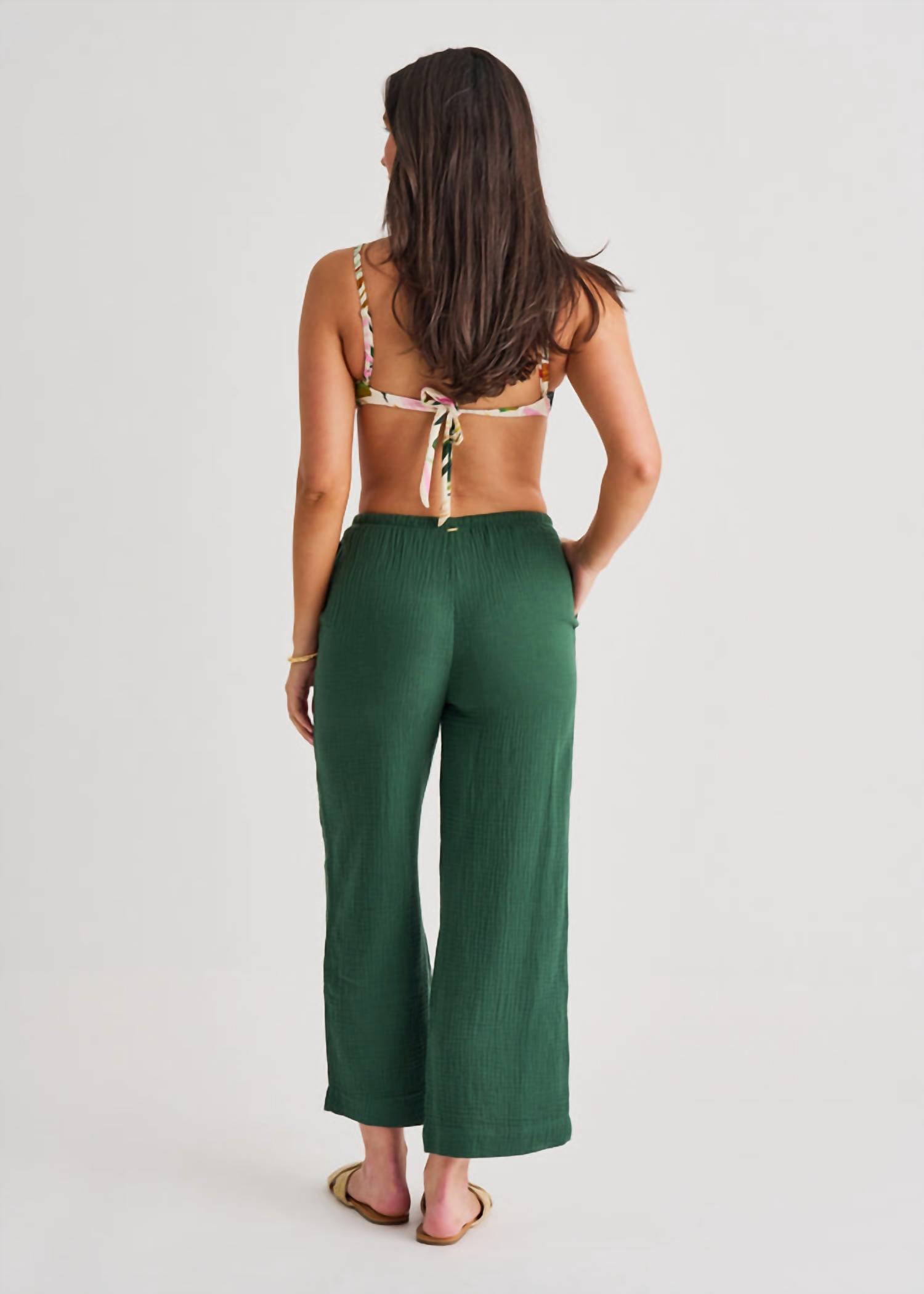Everyday Sunday - Linen Blend Cover Up Pants