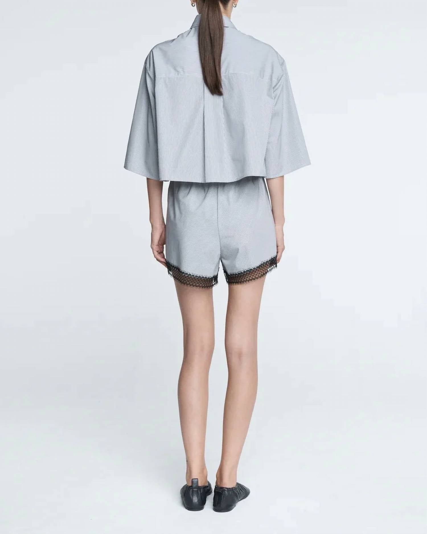 Maria Mcmanus - Cropped Short Sleeve Shirt