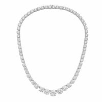 Diana M Jewels - Women's Round Lab-Grown Diamond Pendant Necklace (110.00 Ct) - Signature