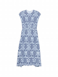 Rebecca Vallance - Blooming Lanterns Embroidered Midi Dress