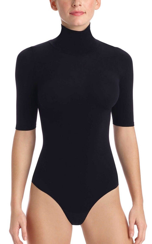 Commando - Ballet Short Sleeve Turtleneck Bodysuit