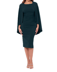 Betsy & Adam - Scuba Crepe Caplet Knee Dress