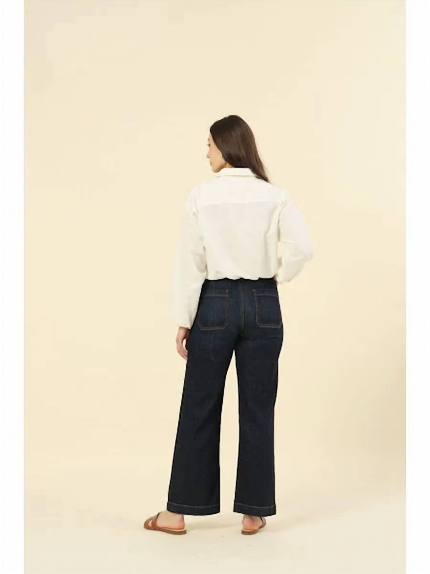 Omika - Nero Button Down Blouse