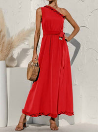 Esley Collection - Date Night One Shoulder Dress