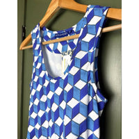 Ro'S Garden - Women's Cairo Maxi Geometric Resort Summer Dress