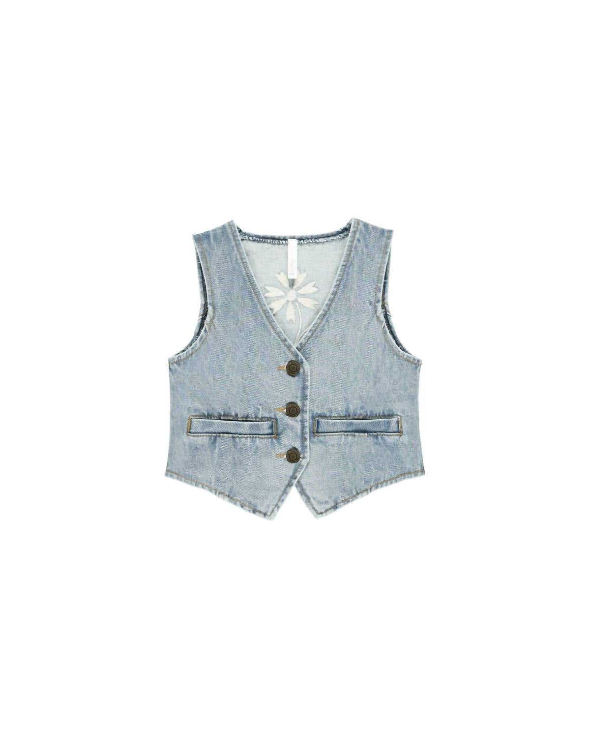 Rylee + Cru - Girls' Denim Vest