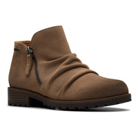 Clarks Women's Nissini Top Boot in dark taupe - women's shoe - view 6
