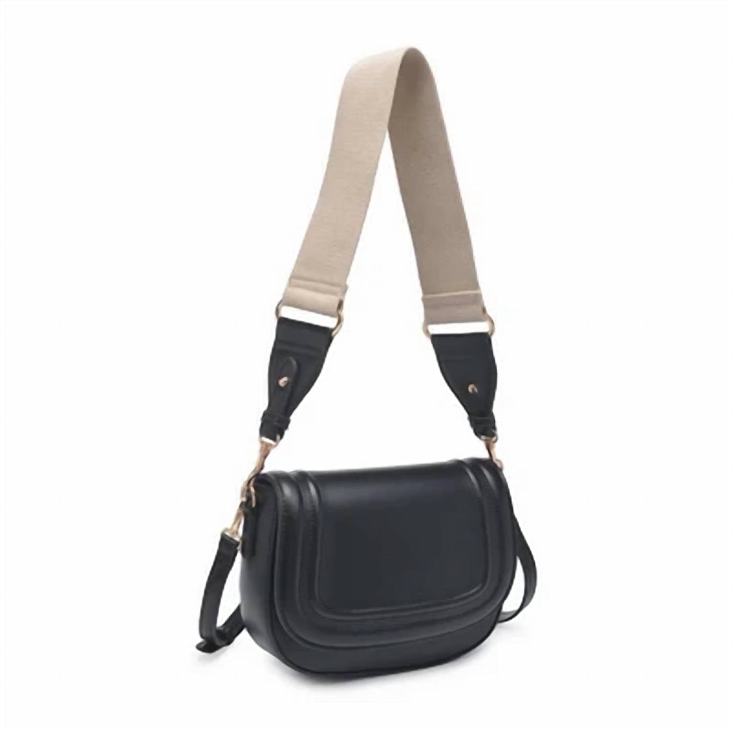 Moda Luxe - Women's Poshette Crossbody Saddle Bag