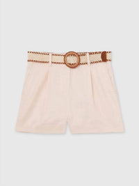 Reiss - Beau Belted Linen Shorts