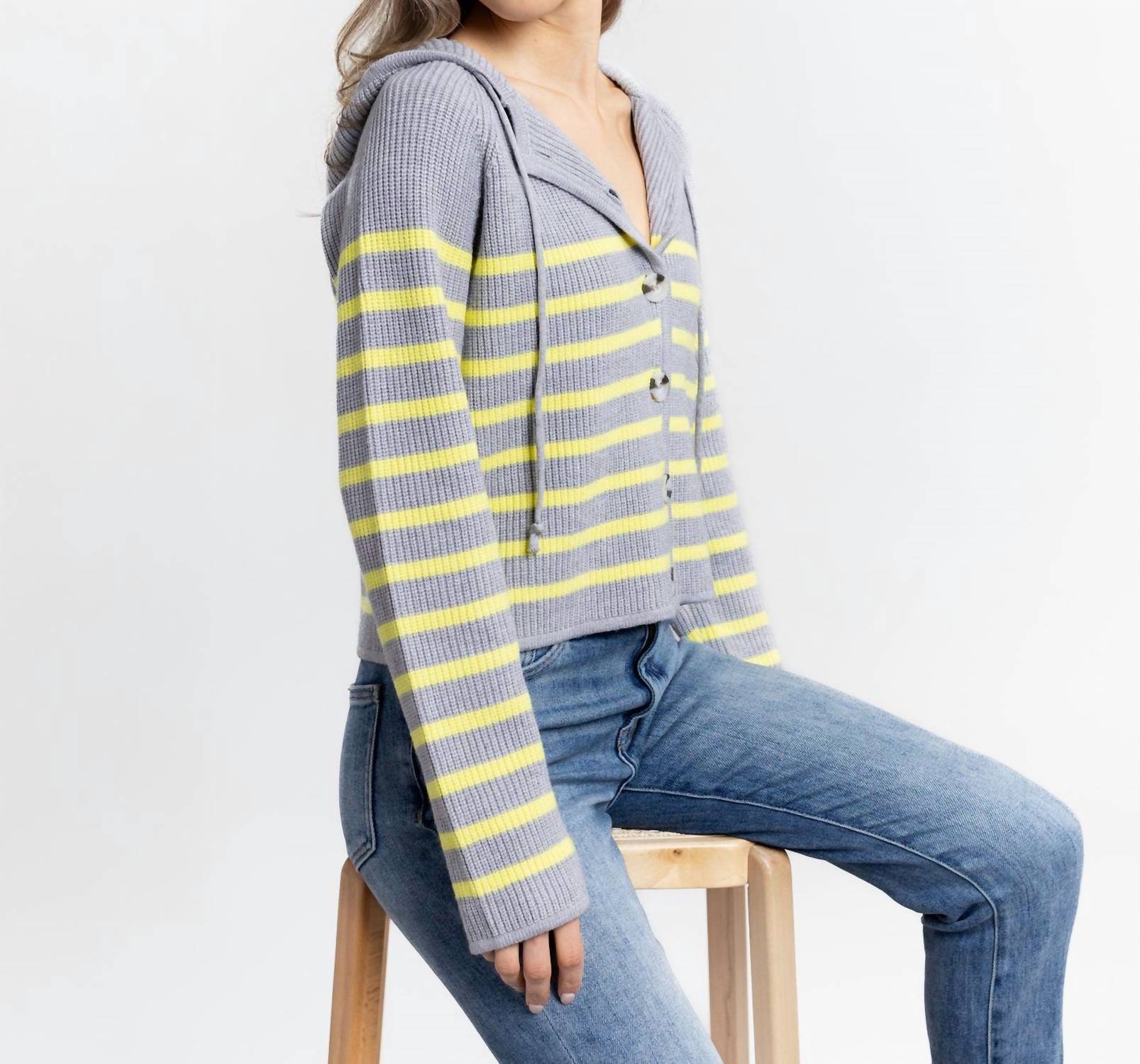 Central Park West - Stripe Hoodie