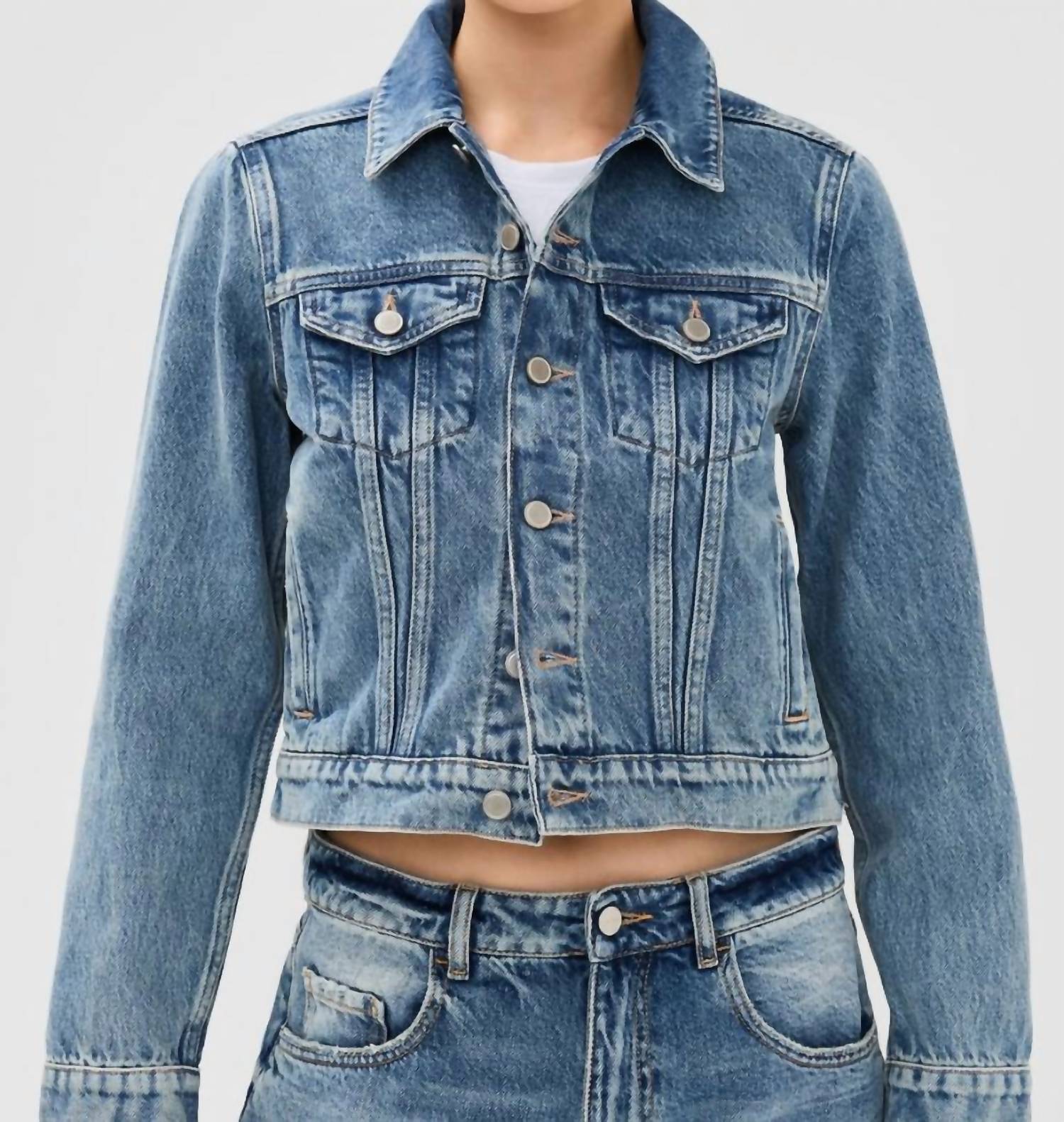 Good American - Shrunken Trucker Jacket