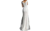 Jovani - V-neck Maxi Prom Dress