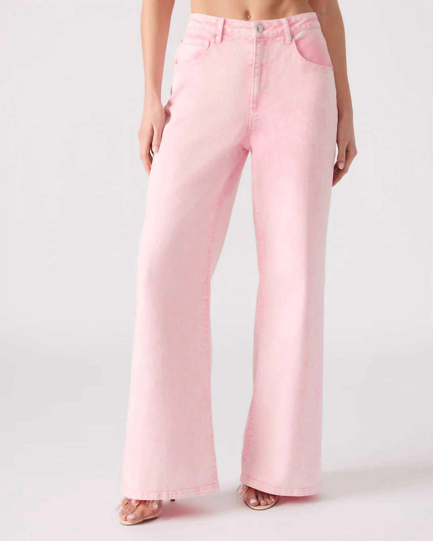 STEVE MADDEN Barbie Dreams Denim Relaxed Jean - women's jeans - detail view