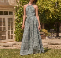 Lucy Paris - Priscilla Halter Midi Dress