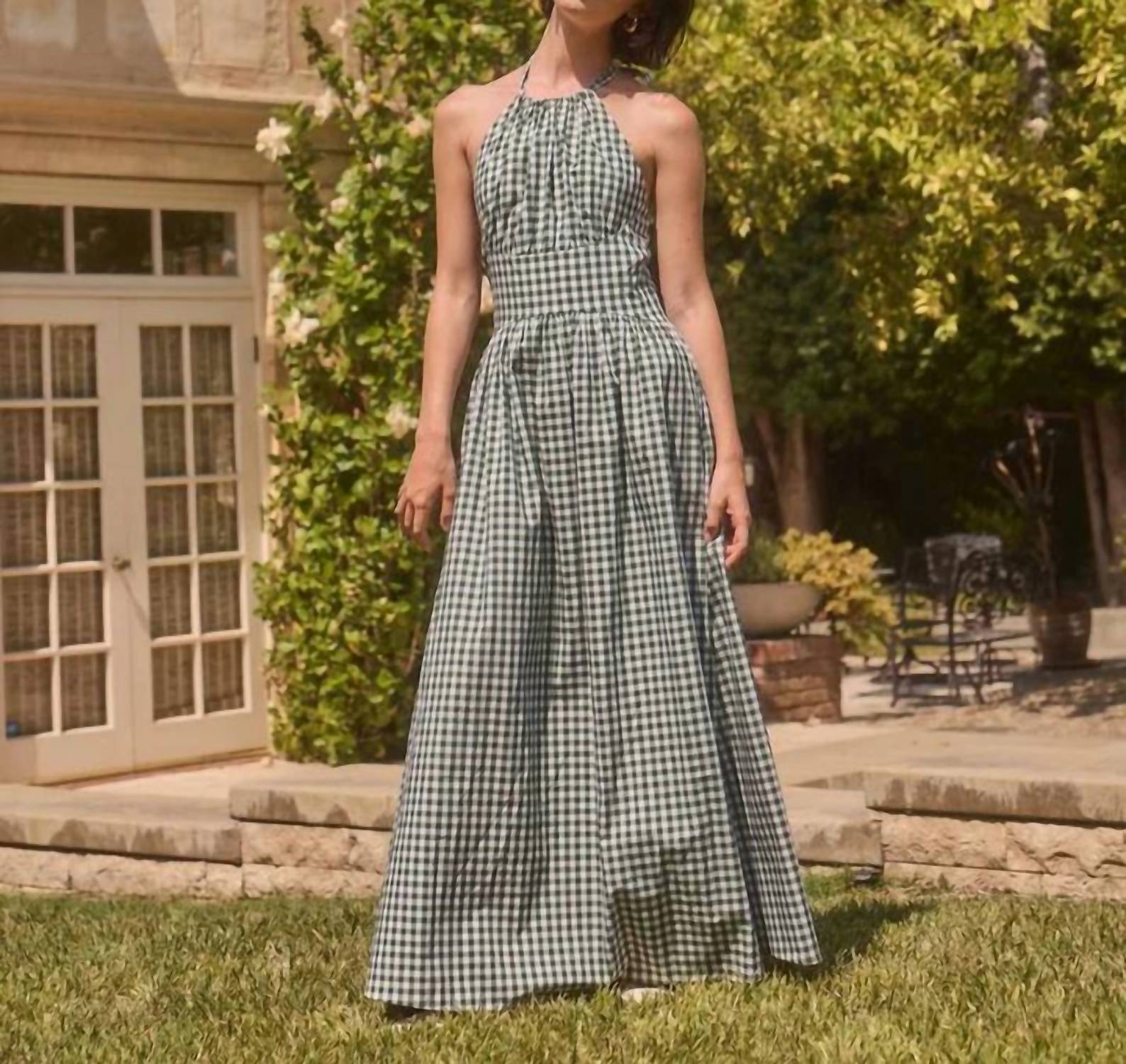 Lucy Paris - Priscilla Halter Midi Dress