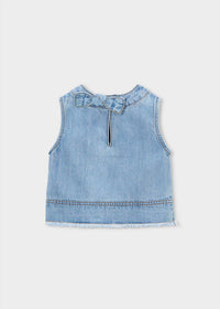 Mayoral - Denim Bow Top