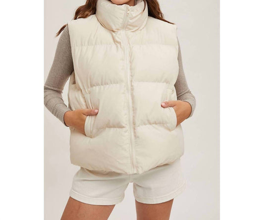 Bluivy - Zip Front Puffer Vest