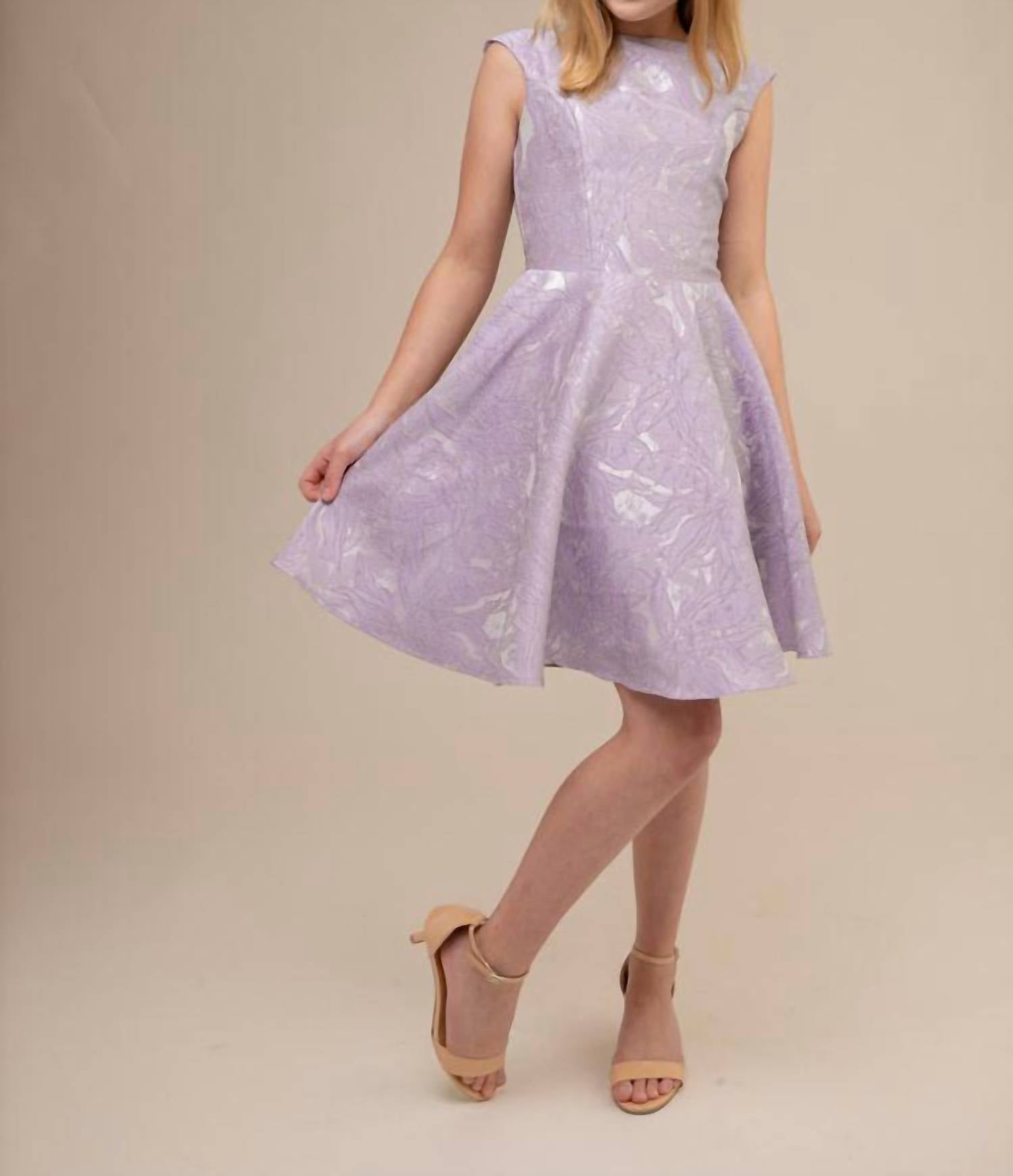 Un Deux Trois - Floral Cap Sleeve Dress