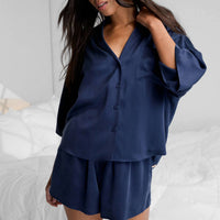 Lunya - Silk Relaxed Button Up Short Set