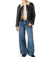 Steve Madden - Tilia Long Sleeves Cropped Coat