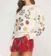 Strut & Bolt - Floral Embroidered Sweater