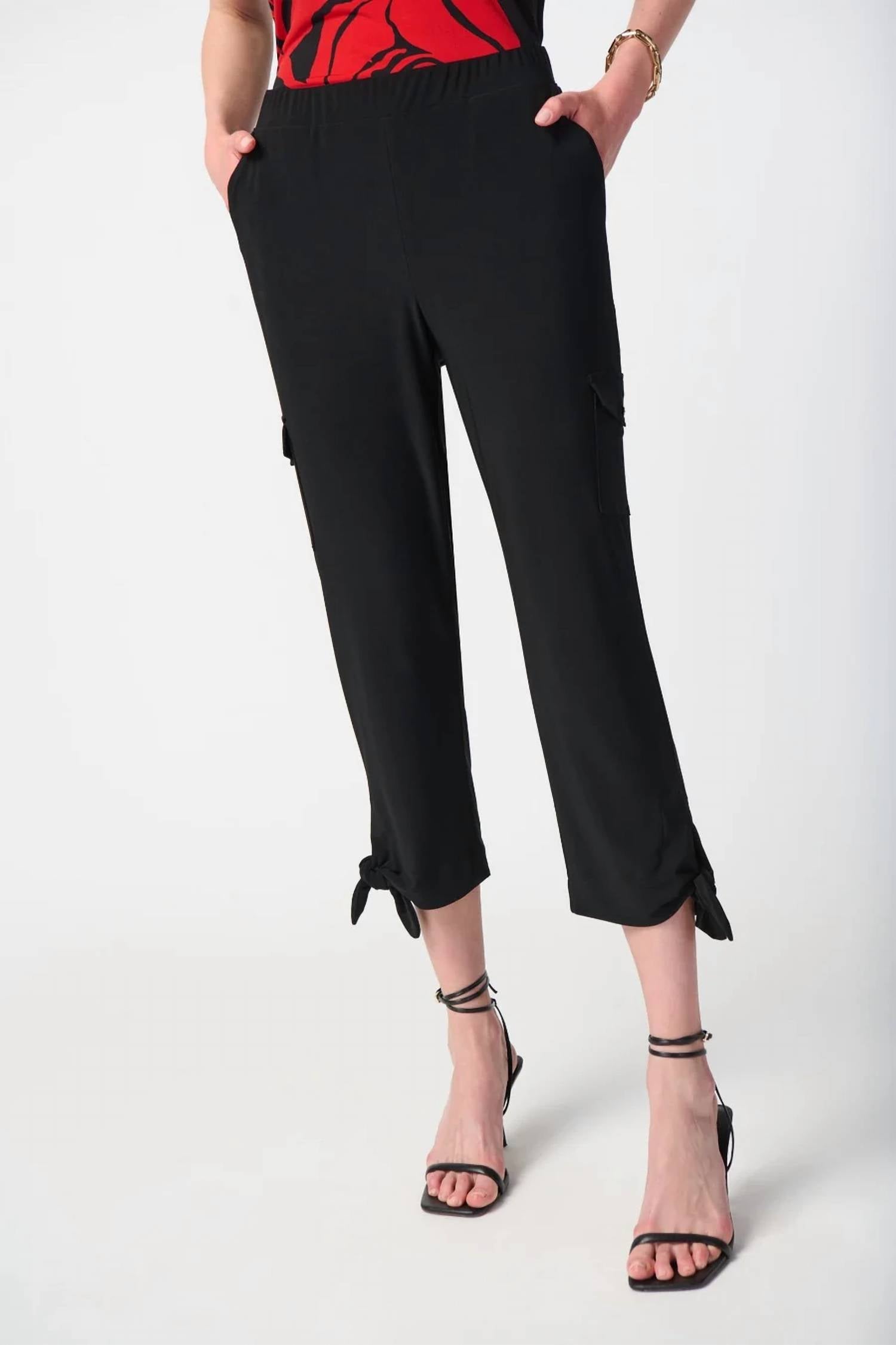 Joseph Ribkoff - Cargo Pockets Style Jogger Pants
