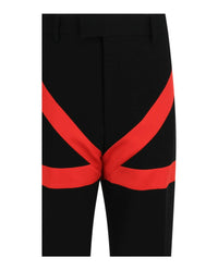 Salvatore Ferragamo - Men's Satin Striped Pants