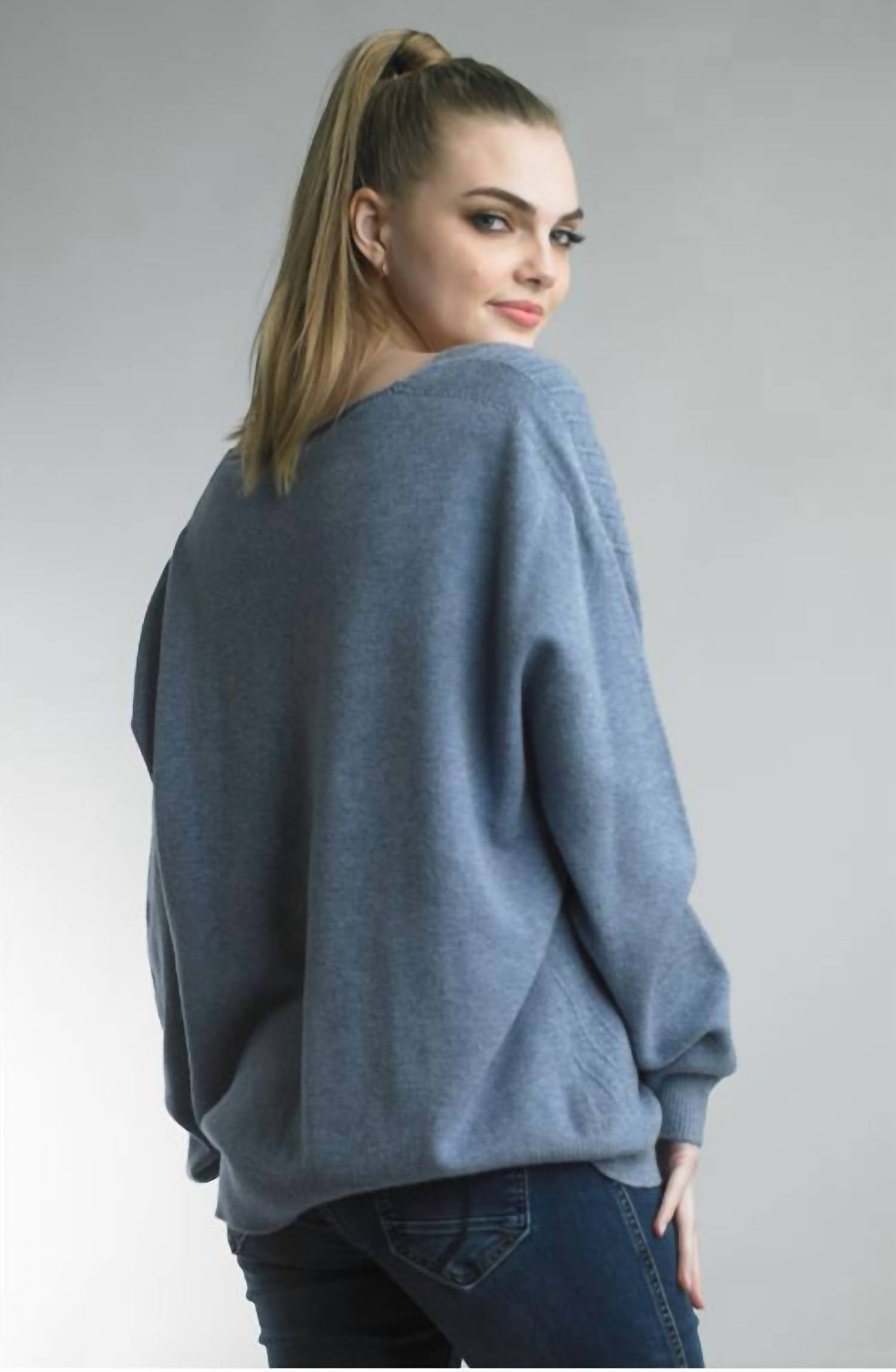 Tempo Paris - V Pattern V-neck Sweater