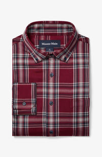 Mizzen + Main - City Flannel Twill Trim Shirt